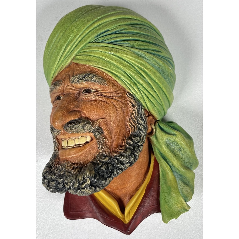 Vintage Bossons Punjabi Wall‎ Plaque 1964 – Hand-Painted England Collectible